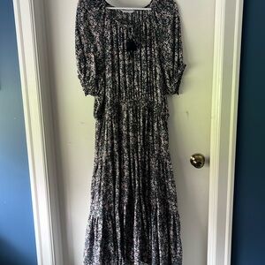 Lucky Brand boho maxi floral dress. Size L 10-12